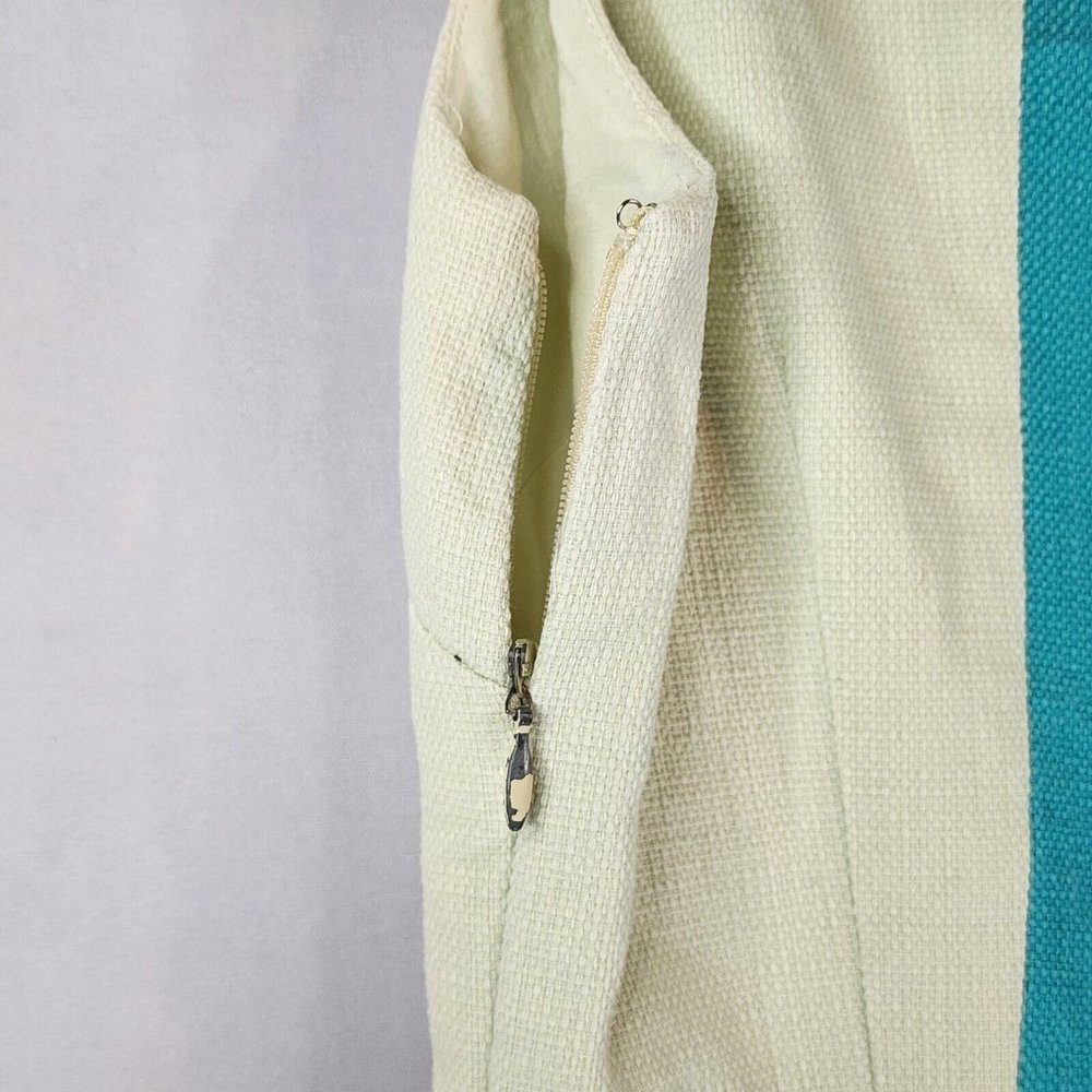 Anthropologie Dress Womens 2 Multicolor Tabitha Midi Flare Side Zip Sleeveless - Picture 8 of 8